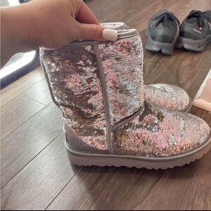 UGG Classic Short Sequin Boots
